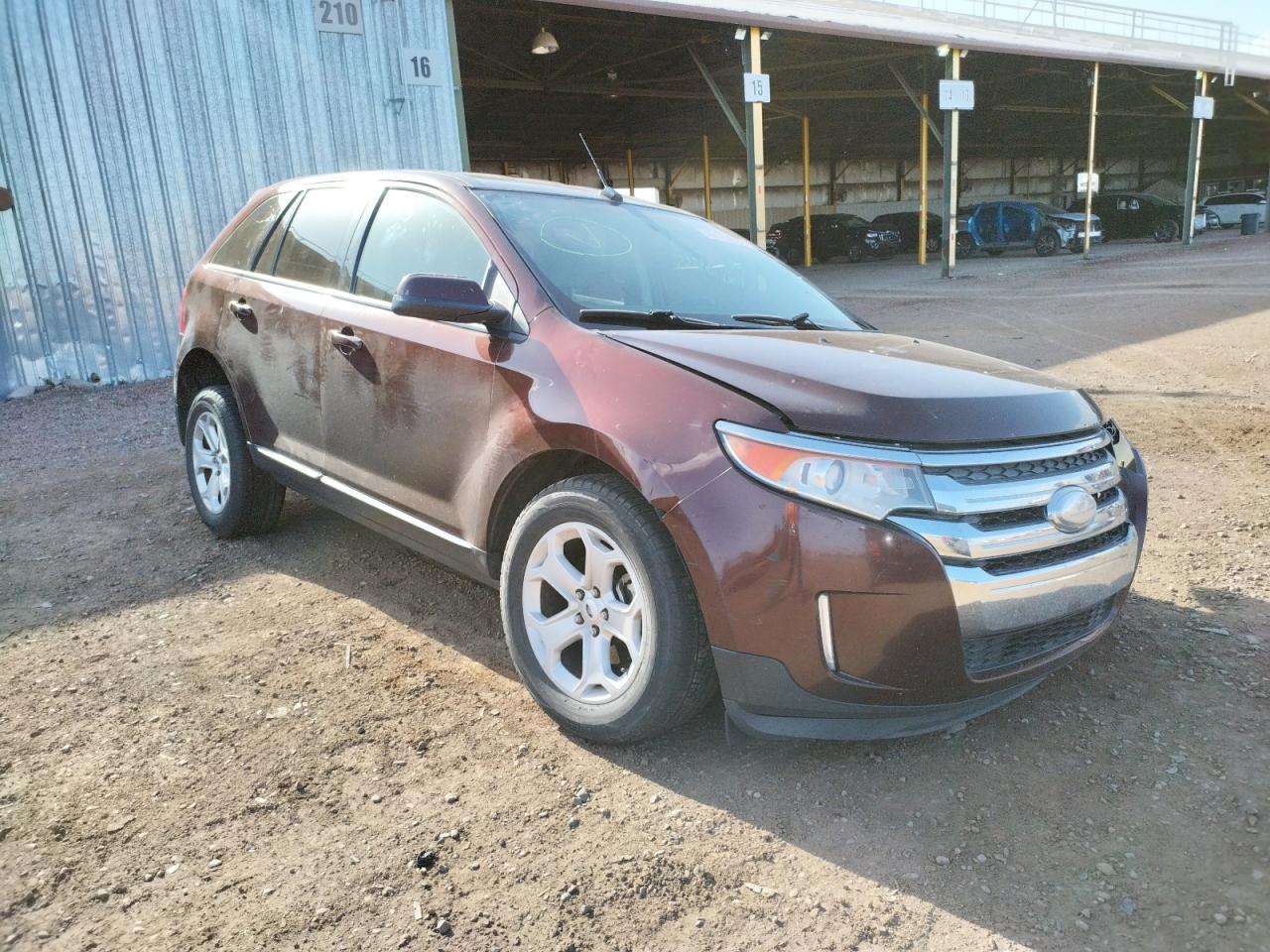 FORD EDGE SEL 2012 with VIN 2FMDK3JC5CBA53815 - Photo from auction