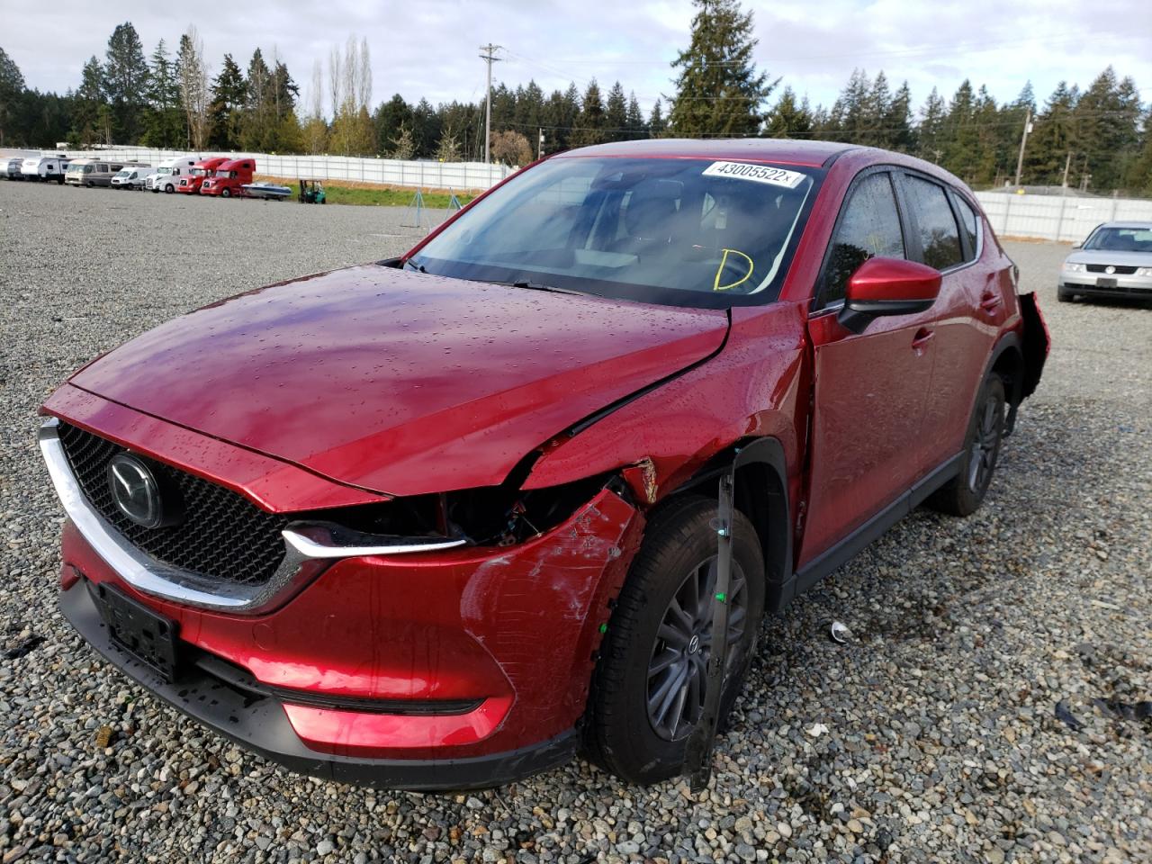 Photo 2 from auction – 2021 MAZDA CX-5 TOURI with VIN JM3KFBCM3M0449820