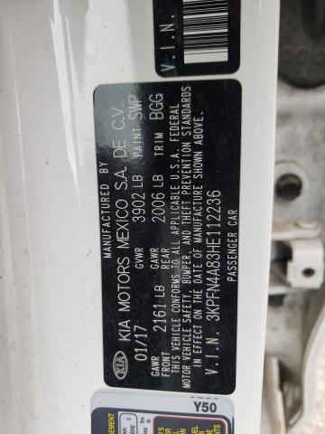Photo 10 from auction – 2017 KIA FORTE EX with VIN 3KPFN4A83HE112236