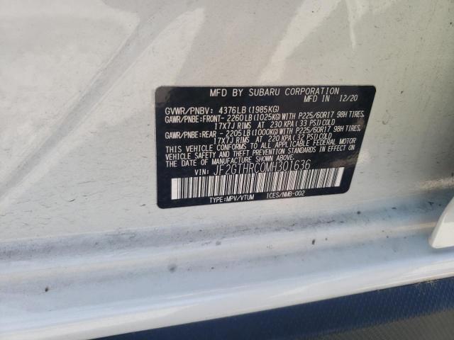 Photo 10 from auction – 2021 SUBARU CROSSTREK with VIN JF2GTHRC0MH301636