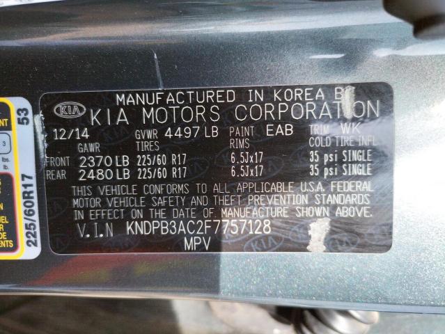 Photo 10 from auction – 2015 KIA SPORTAGE L with VIN KNDPB3AC2F7757128