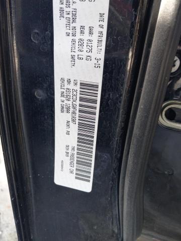 Photo 10 from auction – 2015 DODGE CHARGER SX with VIN 2C3CDXJG0FH810307