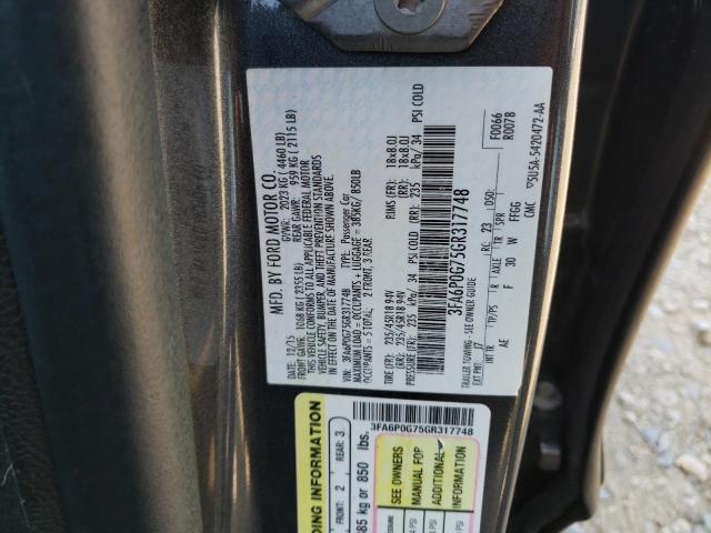 Photo 10 from auction – 2016 FORD FUSION S with VIN 3FA6P0G75GR317748