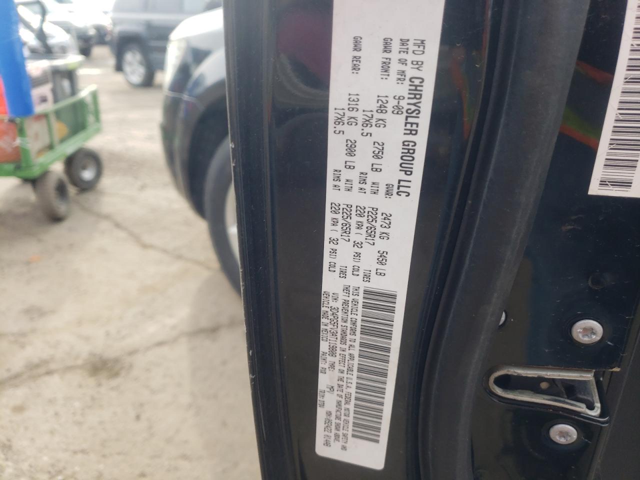 Photo 10 from auction – 2010 DODGE JOURNEY SX with VIN 3D4PG5FV3AT119808