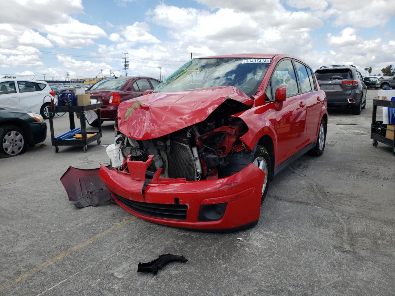 Photo 2 from auction – 2009 NISSAN VERSA S with VIN 3N1BC13E19L375136
