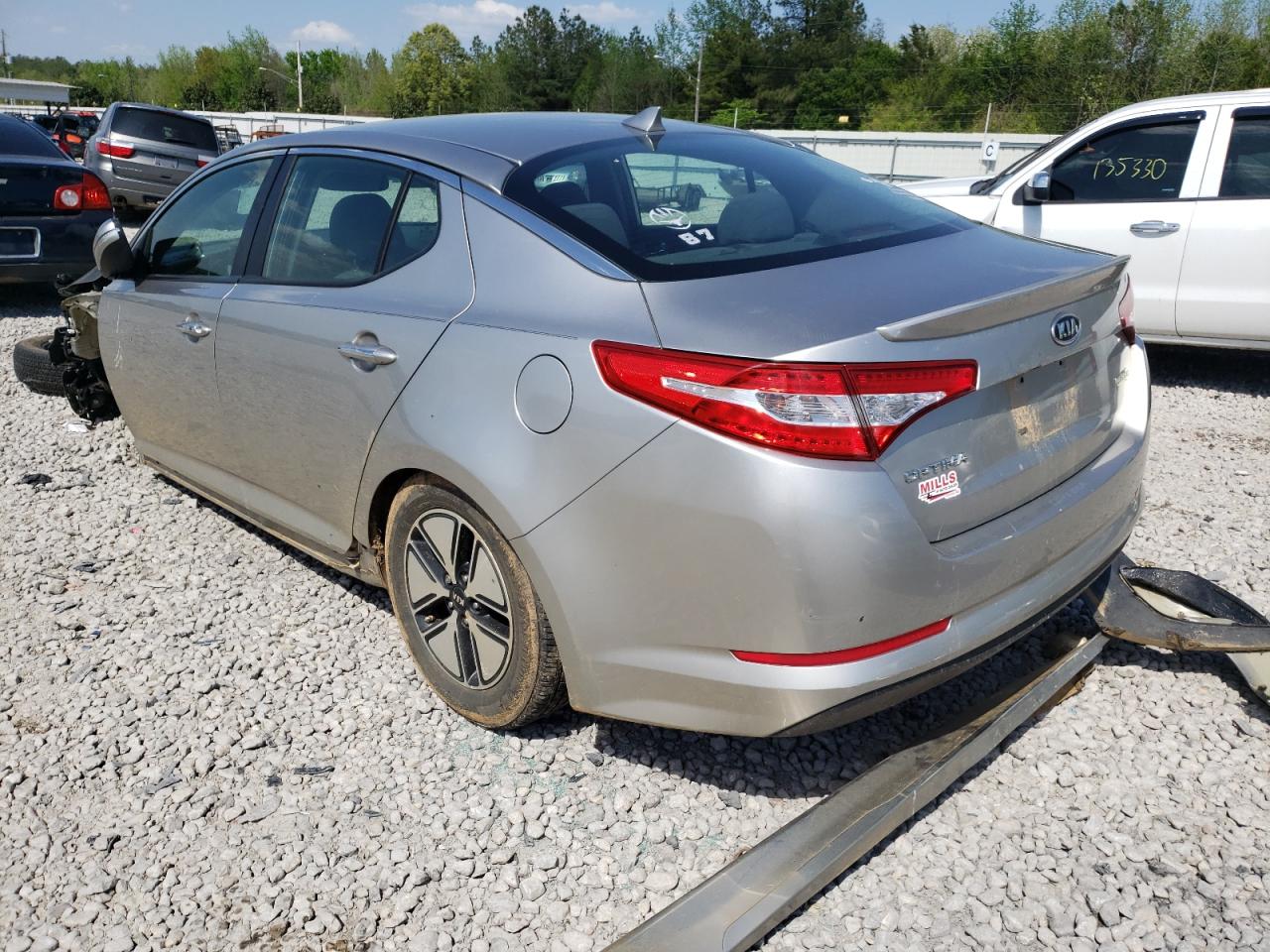 Photo 3 from auction – 2012 KIA OPTIMA HYB with VIN KNAGM4AD5C5020129
