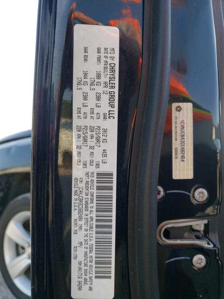 Photo 10 from auction – 2012 JEEP COMPASS SP with VIN 1C4NJCBA3CD662484