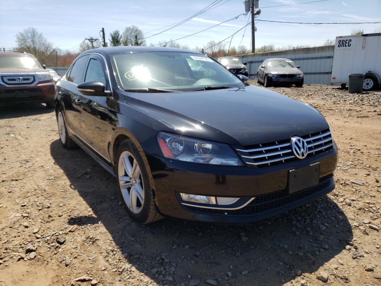 VOLKSWAGEN PASSAT SEL 2012 with VIN 1VWCN7A37CC002893 - Photo from auction