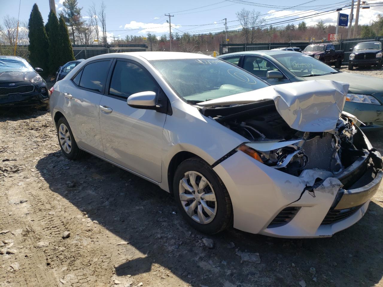 TOYOTA COROLLA L 2015 with VIN 2T1BURHE4FC245478 - Photo from auction