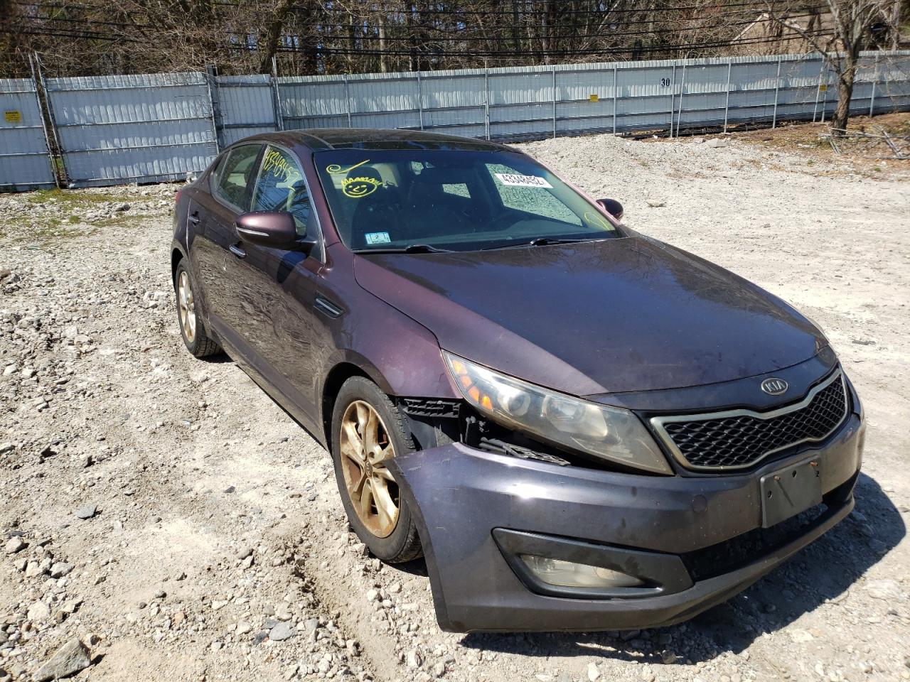 KIA OPTIMA EX 2011 with VIN KNAGN4A62B5165867 - Photo from auction