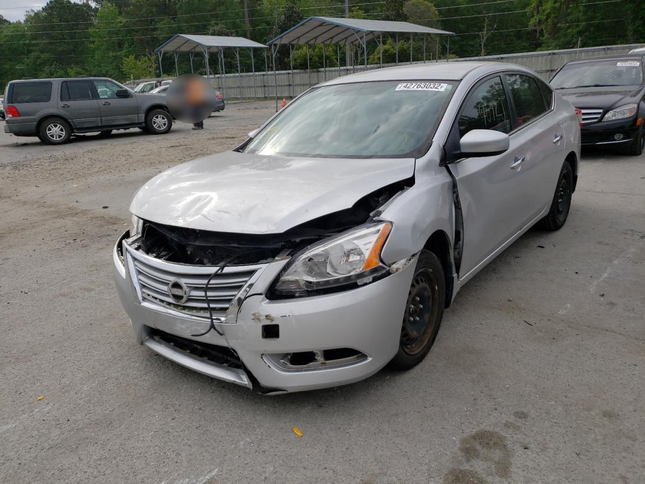 Photo 2 from auction – 2015 NISSAN SENTRA S with VIN 3N1AB7AP9FY312919