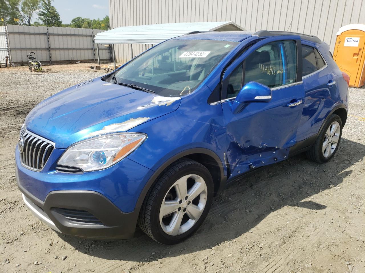 Photo 2 from auction – 2016 BUICK ENCORE with VIN KL4CJASB2GB607914