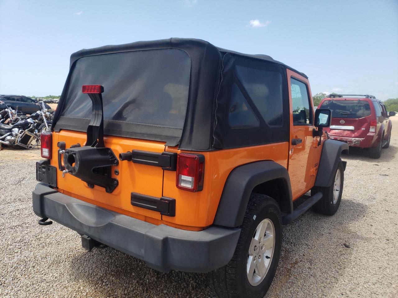Photo 4 from auction – 2012 JEEP WRANGLER S with VIN 1C4AJWAG4CL211446