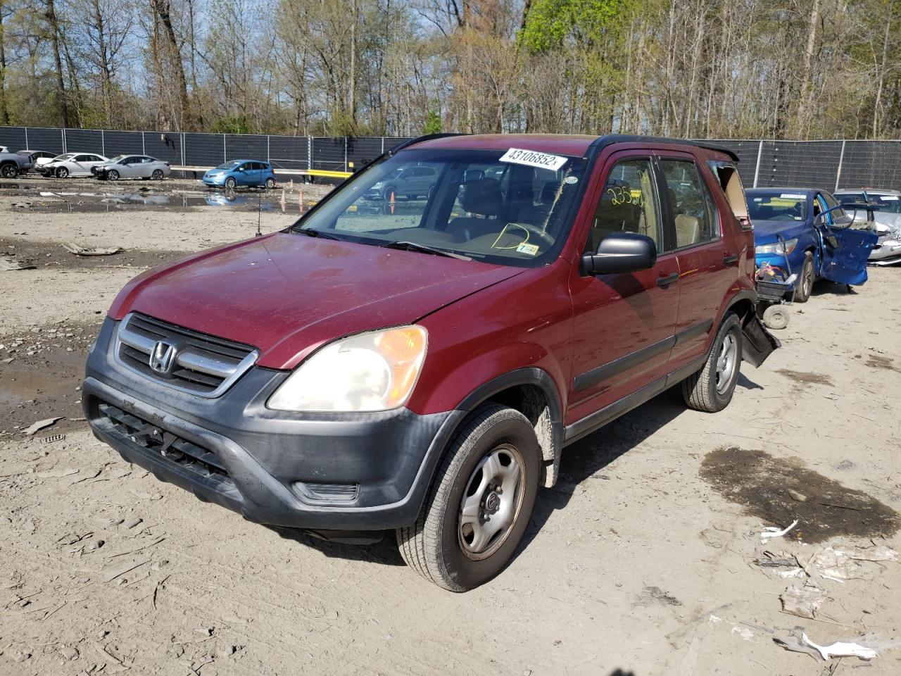 Photo 2 from auction – 2002 HONDA CR-V LX with VIN JHLRD784X2C023320