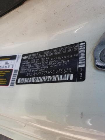 Photo 10 from auction – 2009 MINI COOPER S with VIN WMWMF73599TV39578