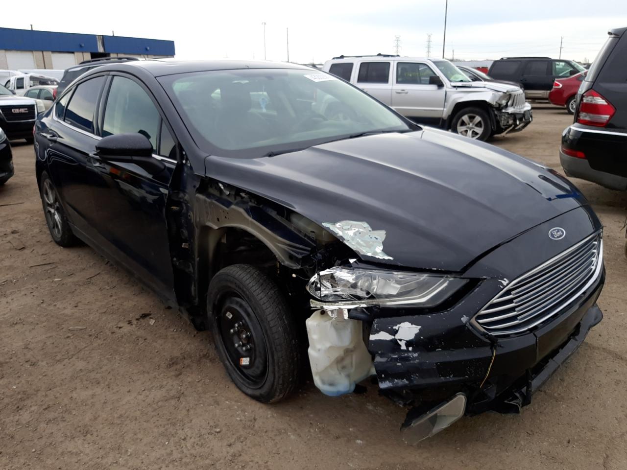FORD FUSION SE 2017 with VIN 3FA6P0HD2HR140226 - Photo from auction