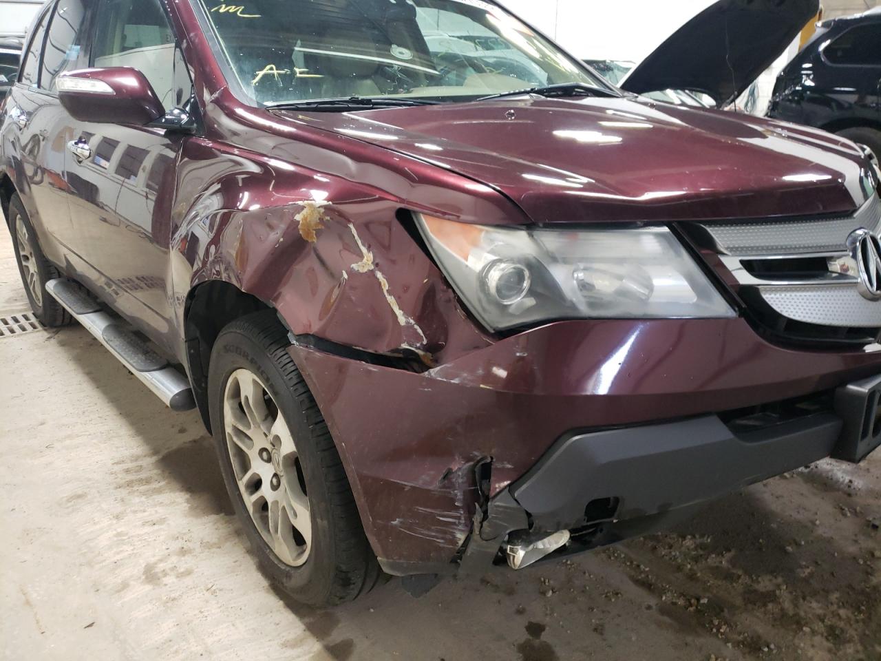 Photo 9 from auction – 2008 ACURA MDX with VIN 2HNYD28248H511141