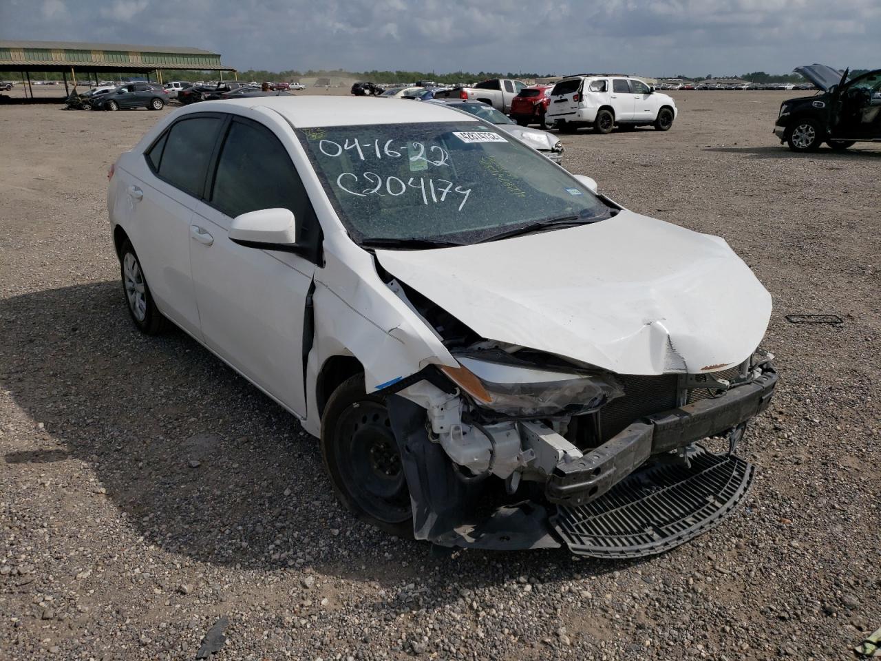 TOYOTA COROLLA L 2015 with VIN 5YFBURHE5FP342589 - Photo from auction