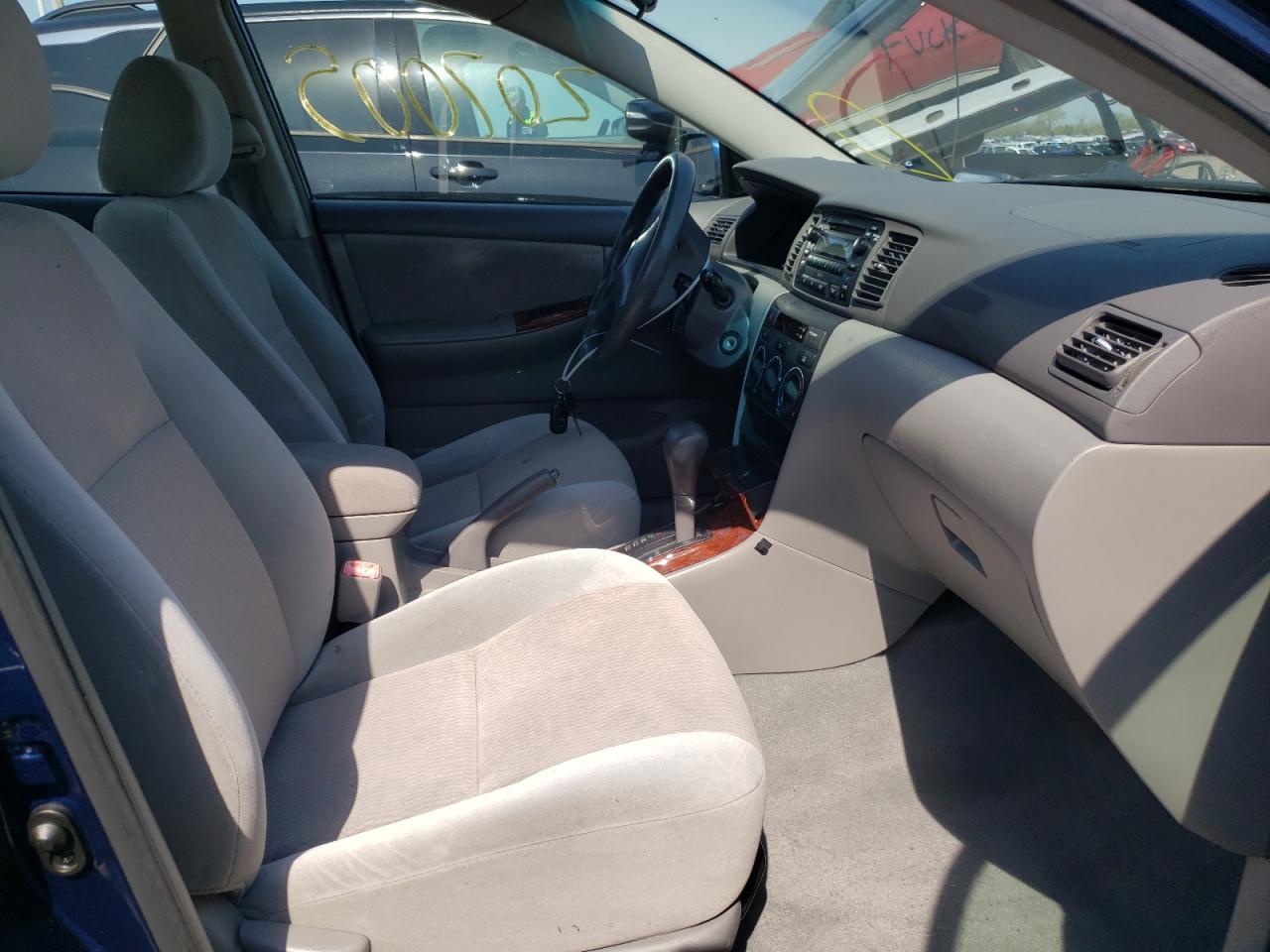 Photo 5 from auction – 2008 TOYOTA COROLLA CE with VIN 2T1BR32E98C923720