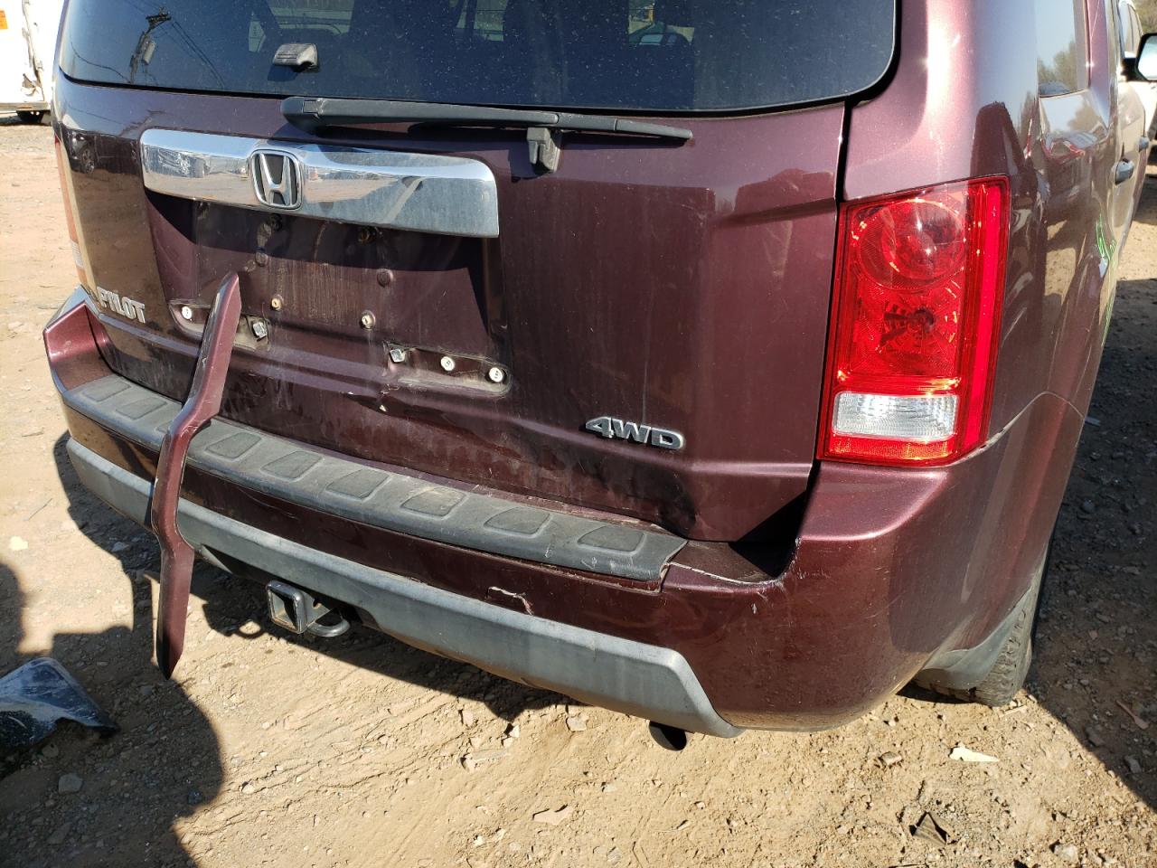 Photo 9 from auction – 2009 HONDA PILOT LX with VIN 5FNYF48299B054846