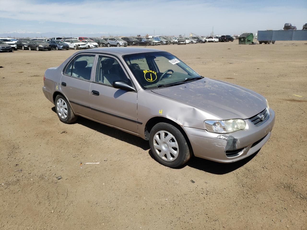TOYOTA COROLLA CE 2001 with VIN 1NXBR12E91Z528459 - Photo from auction