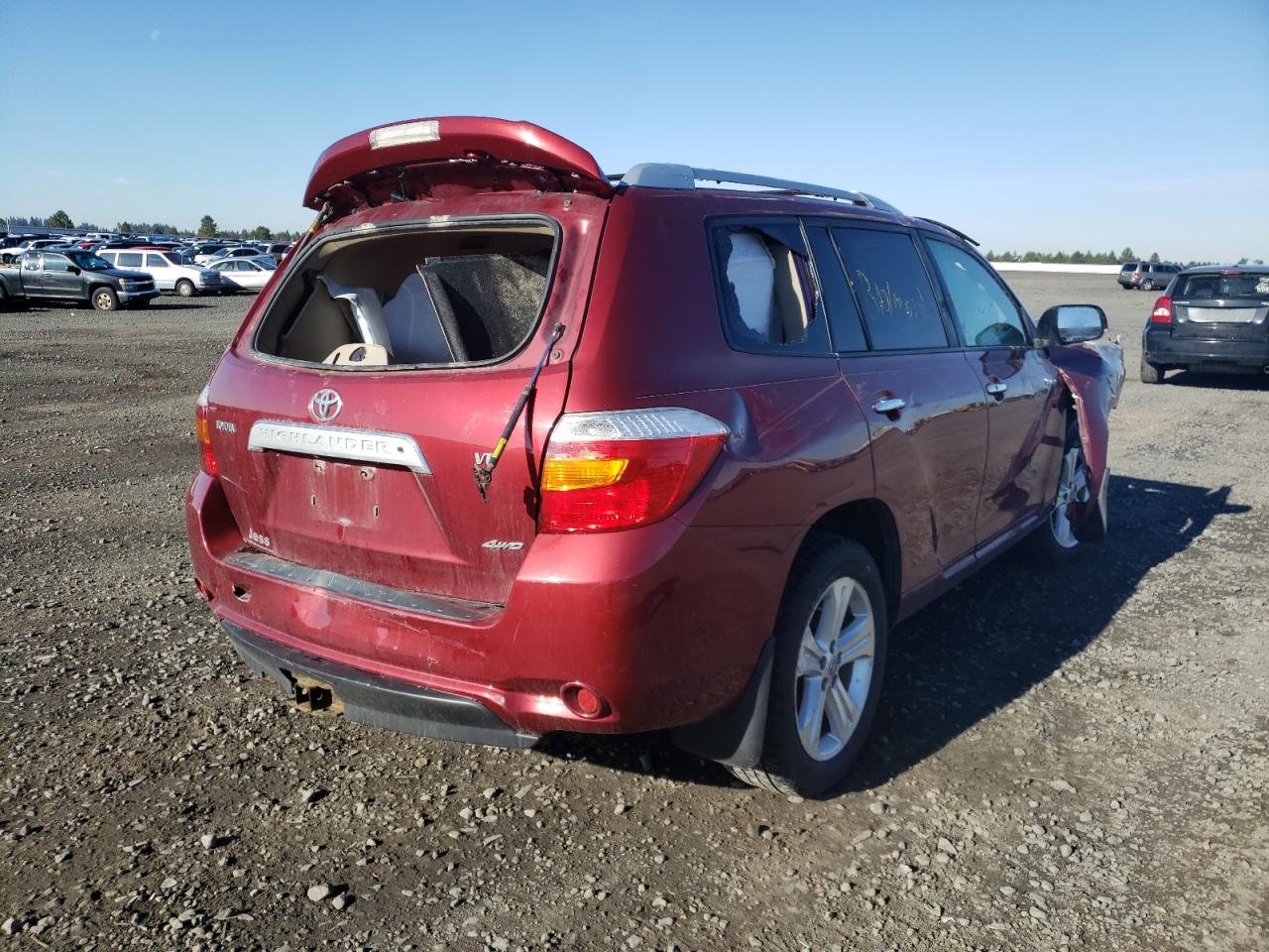 Photo 4 from auction – 2008 TOYOTA HIGHLANDER with VIN JTEES42A582066214