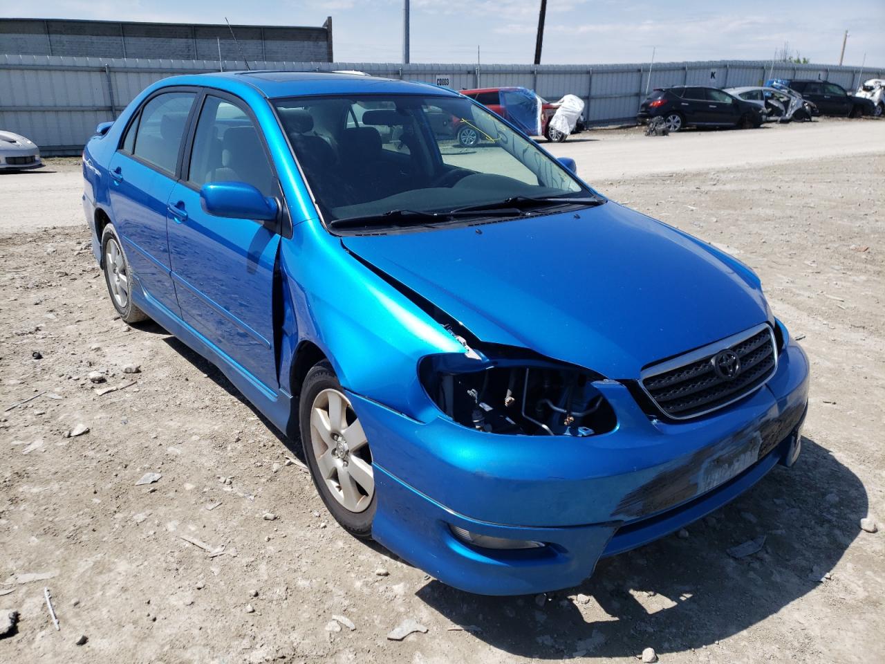 TOYOTA COROLLA CE 2008 with VIN 2T1BR32E18C920925 - Photo from auction