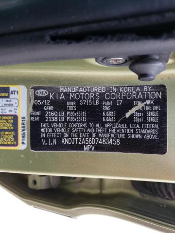 Photo 10 from auction – 2013 KIA SOUL with VIN KNDJT2A56D7483458