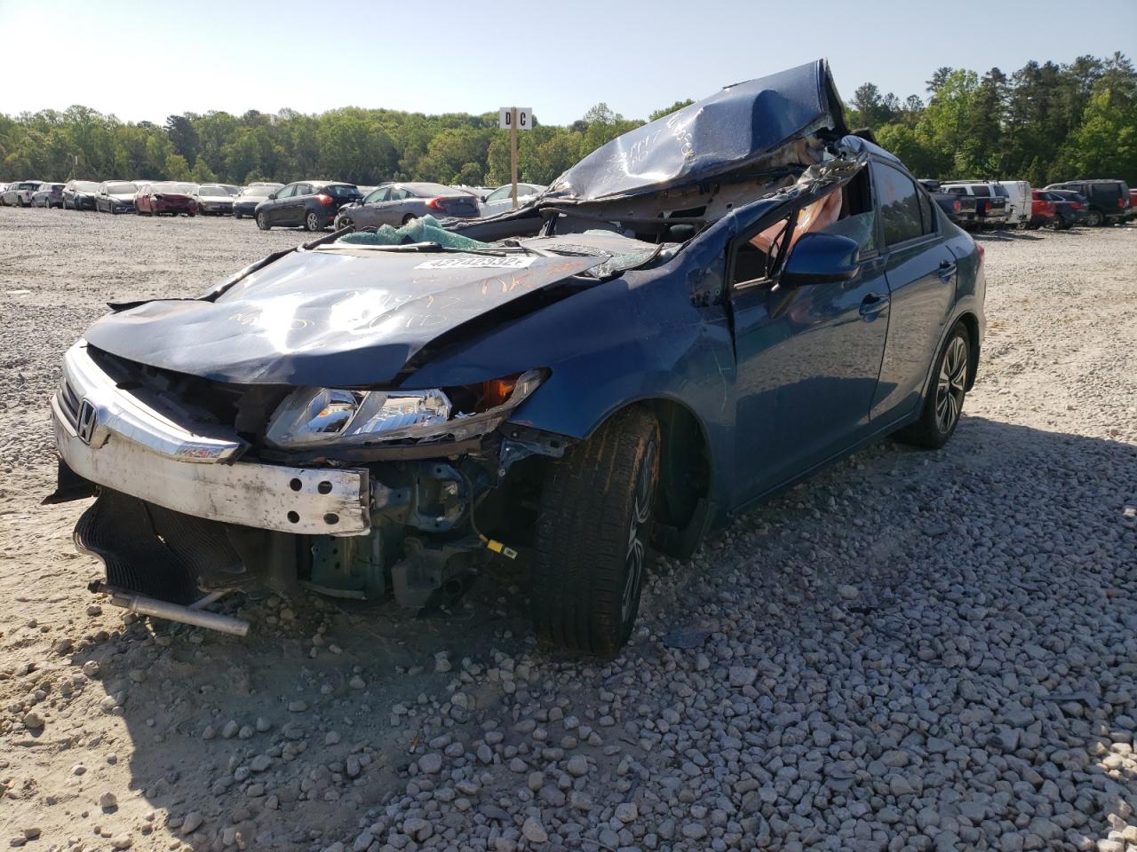 Photo 2 from auction – 2012 HONDA CIVIC LX with VIN 2HGFB2F56CH533071