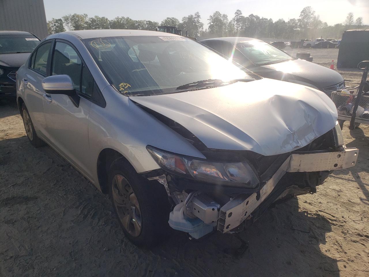 HONDA CIVIC LX 2014 with VIN 19XFB2F5XEE029894 - Photo from auction