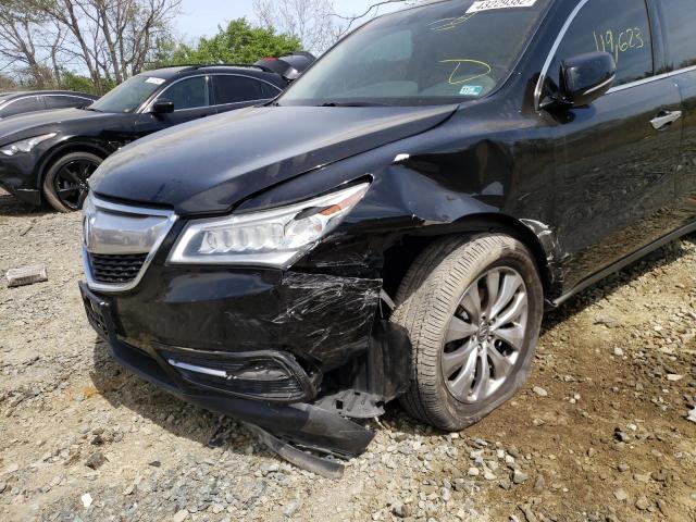Photo 9 from auction – 2014 ACURA MDX TECH with VIN 5FRYD4H4XEB007597