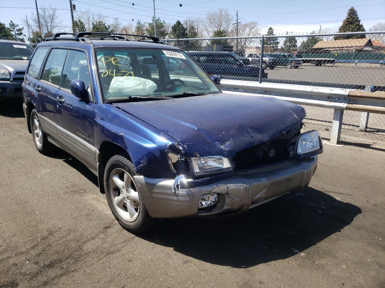 Photo 9 from auction – 2002 SUBARU FORESTER S with VIN JF1SF65582H741912