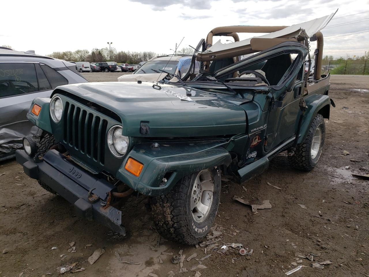 Photo 9 from auction – 2000 JEEP WRANGLER / with VIN 1J4FA59SXYP705152