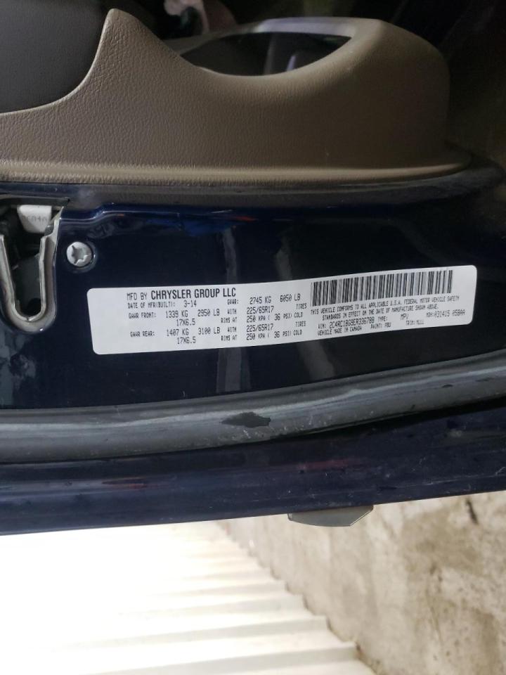 Photo 10 from auction – 2014 CHRYSLER TOWN & COU with VIN 2C4RC1BG9ER336788