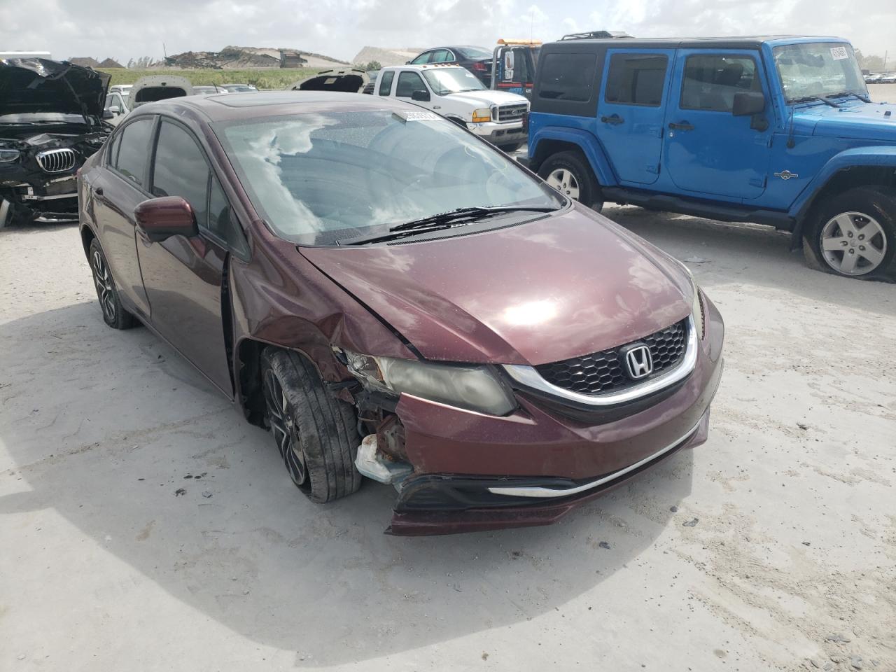 HONDA CIVIC EX 2014 con VIN 19XFB2F83EE037068 - Foto de la subasta