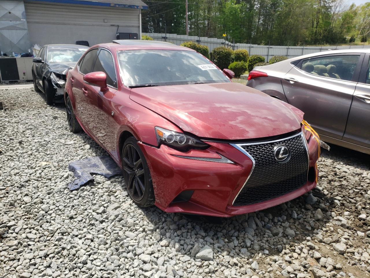 LEXUS IS 250 2015 with VIN JTHBF1D24F5080664 - Photo from auction