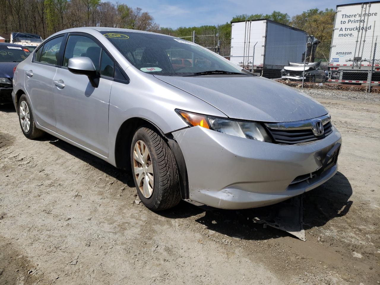 HONDA CIVIC LX 2012 with VIN 19XFB2F56CE316923 - Photo from auction