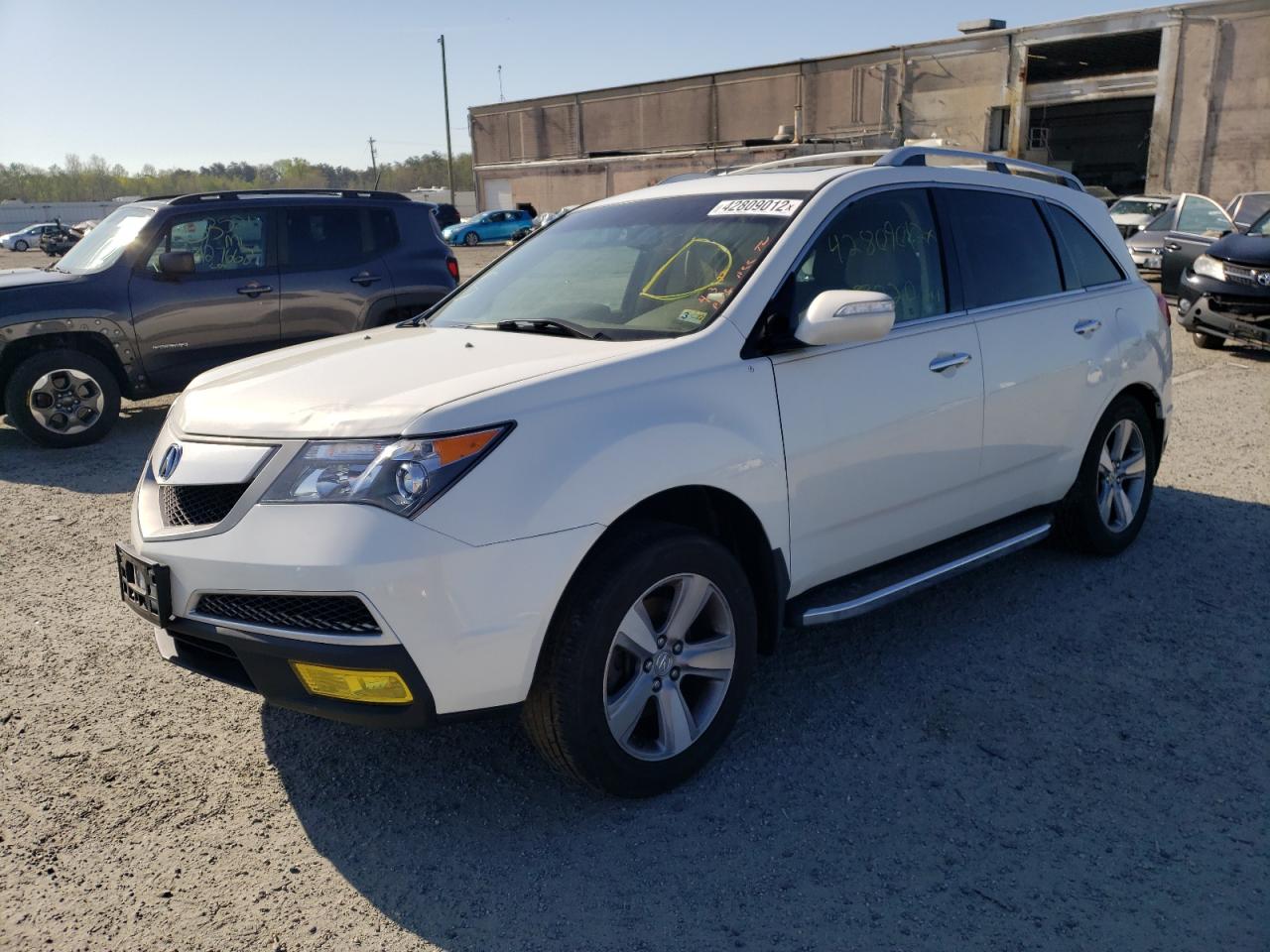Photo 2 from auction – 2012 ACURA MDX TECHNO with VIN 2HNYD2H36CH532221