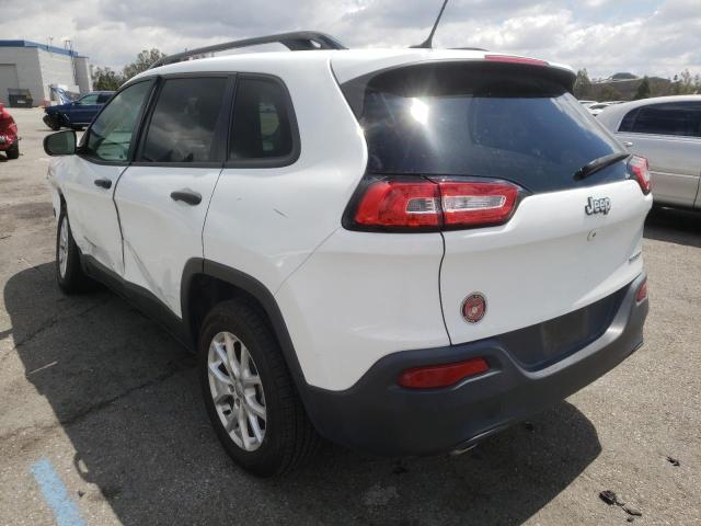 Photo 3 from auction – 2016 JEEP CHEROKEE S with VIN 1C4PJLAB8GW243107