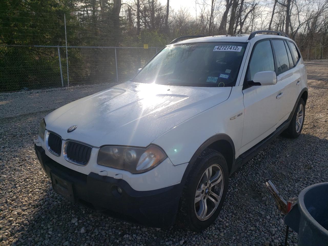 Photo 2 from auction – 2005 BMW X3 3.0I with VIN WBXPA93455WD04479