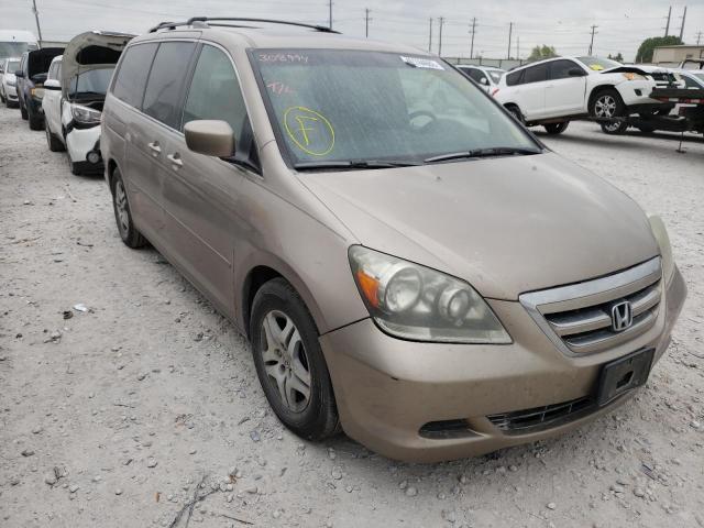HONDA ODYSSEY EX 2007 with VIN 5FNRL387X7B422967 - Photo from auction