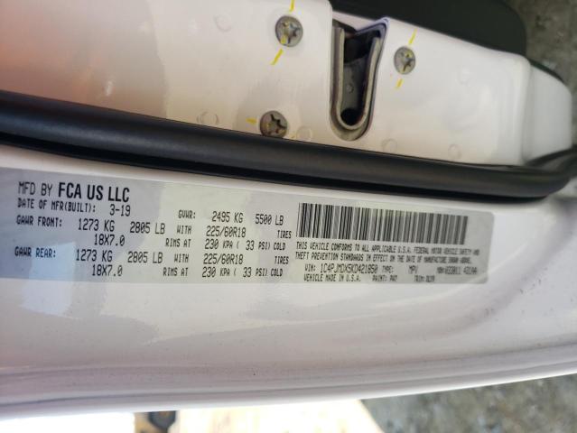 Photo 10 from auction – 2019 JEEP CHEROKEE L with VIN 1C4PJMDX5KD421850