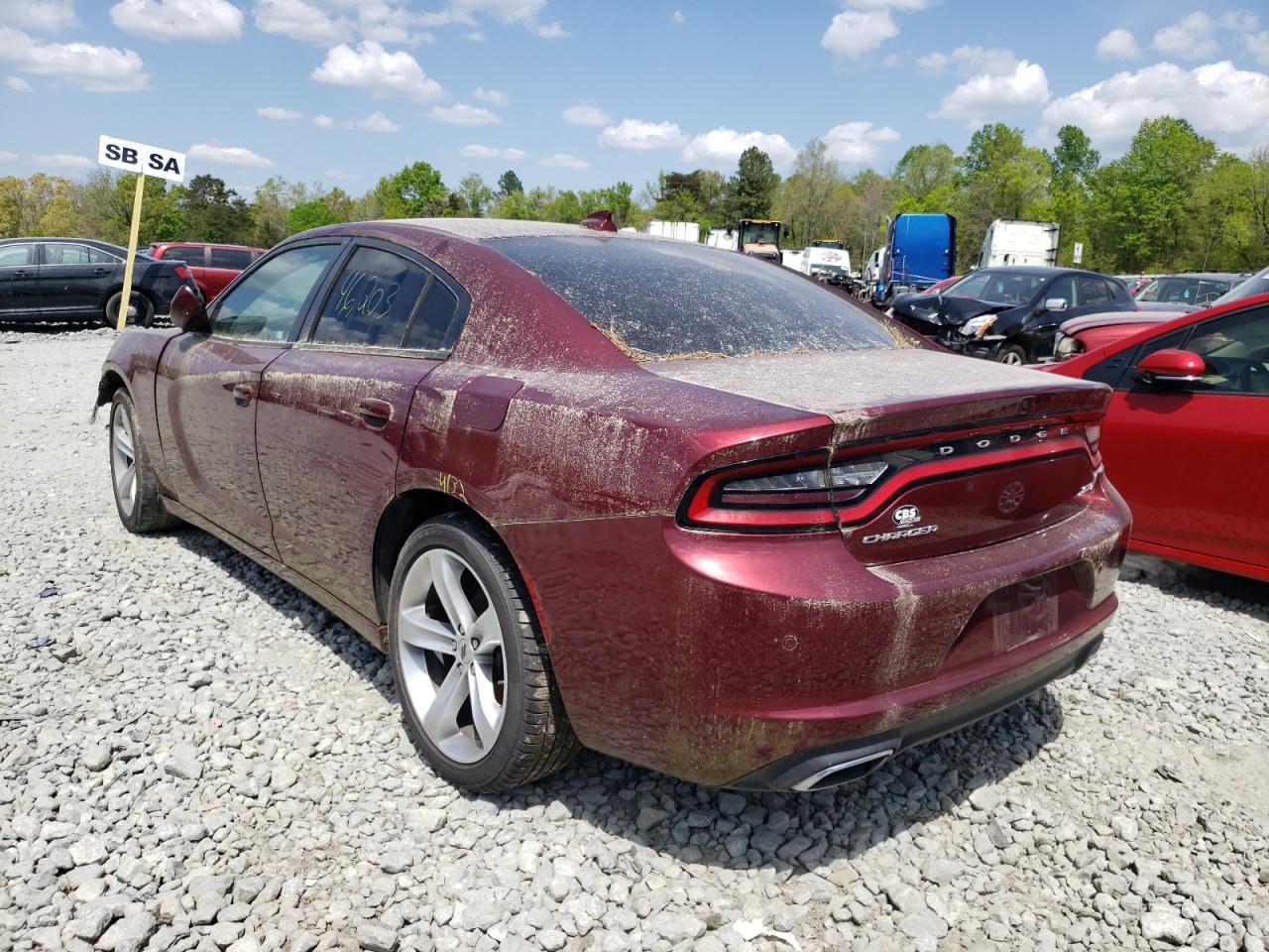 Photo 3 from auction – 2017 DODGE CHARGER SX with VIN 2C3CDXHG2HH602969