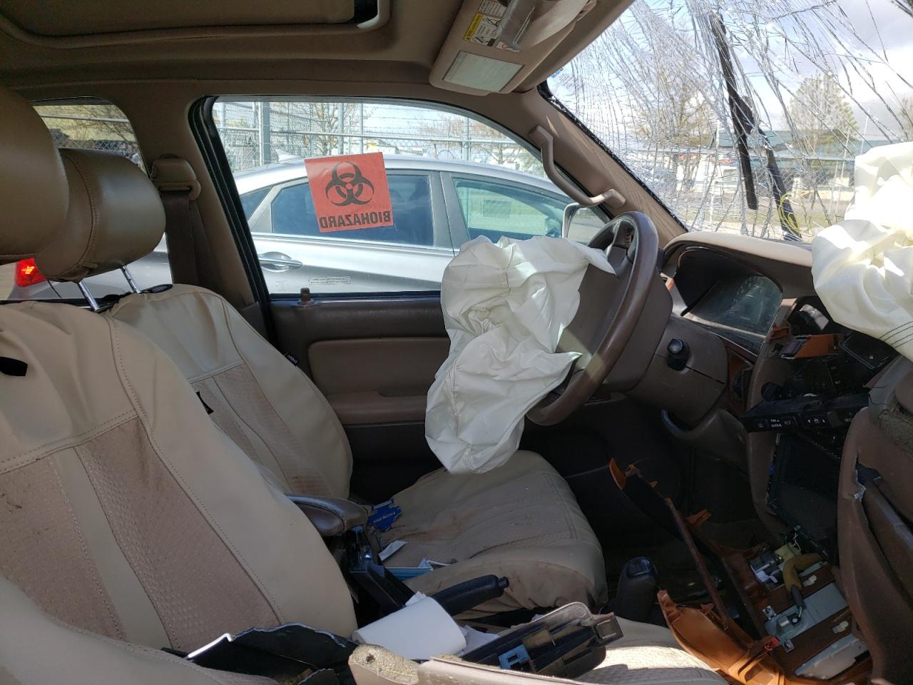 Photo 5 from auction – 2000 TOYOTA 4RUNNER LI with VIN JT3HN87R2Y0305765