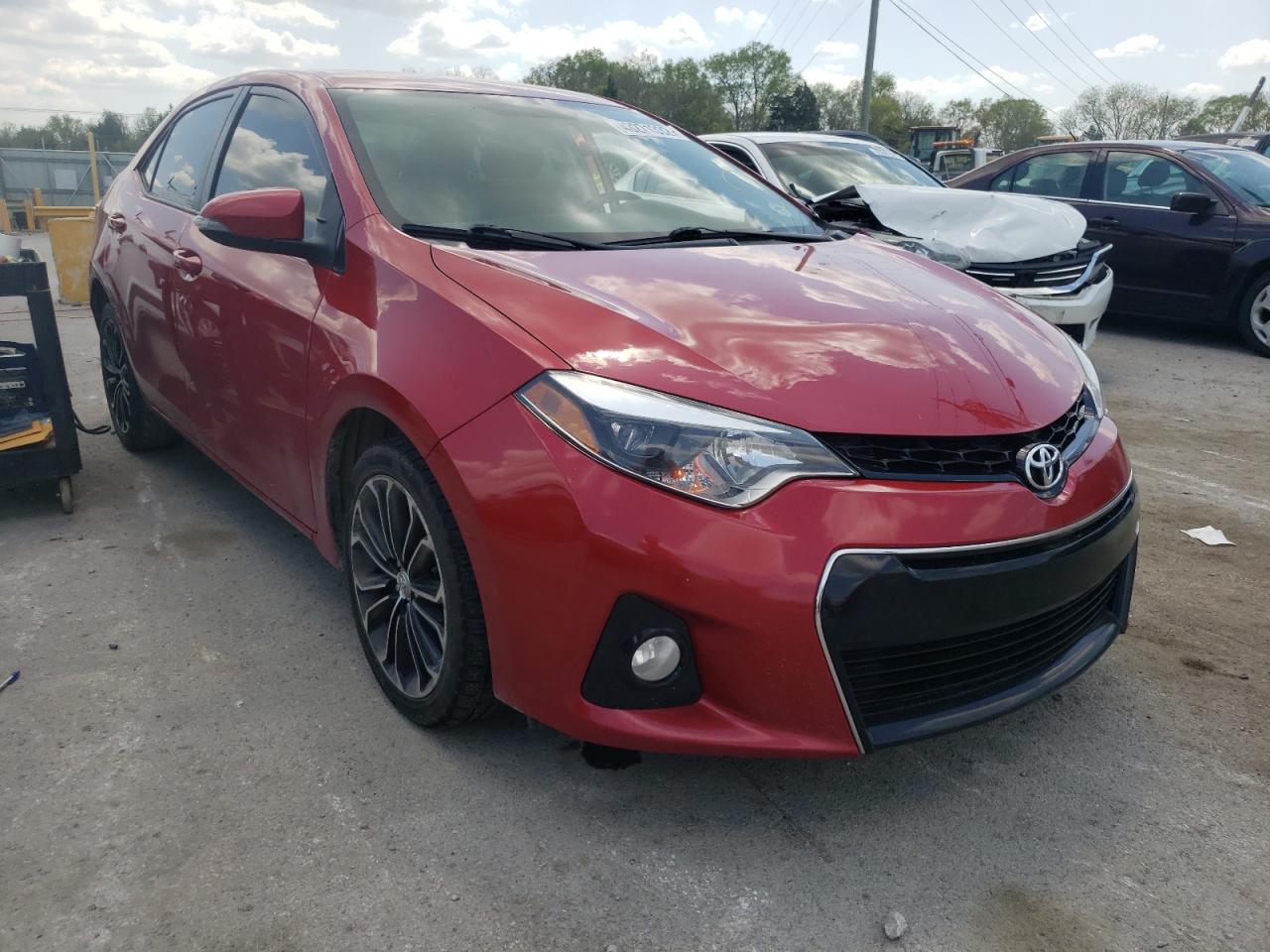 TOYOTA COROLLA L 2015 with VIN 2T1BURHE2FC374349 - Photo from auction