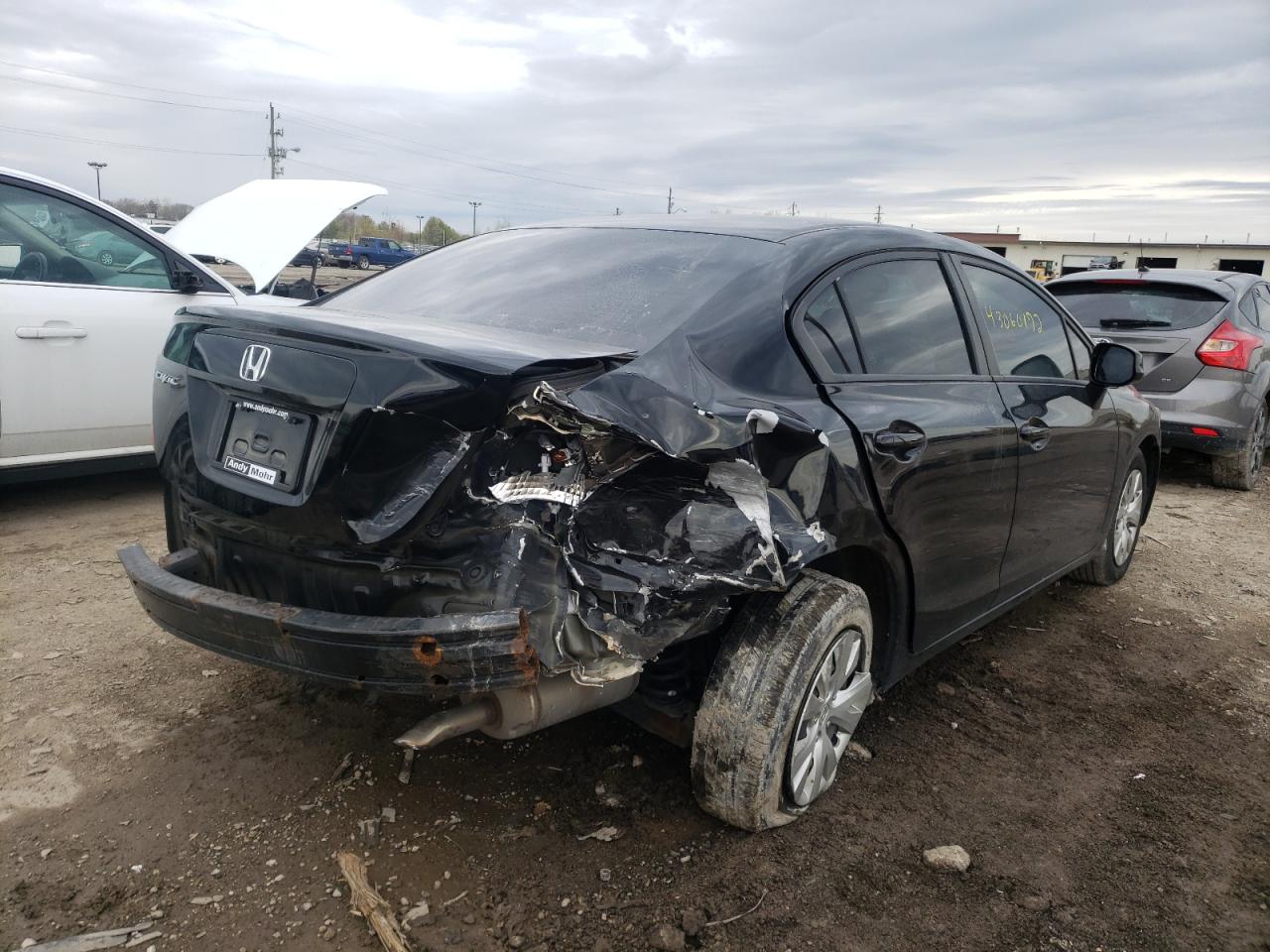 Photo 4 from auction – 2012 HONDA CIVIC LX with VIN 19XFB2F55CE060886