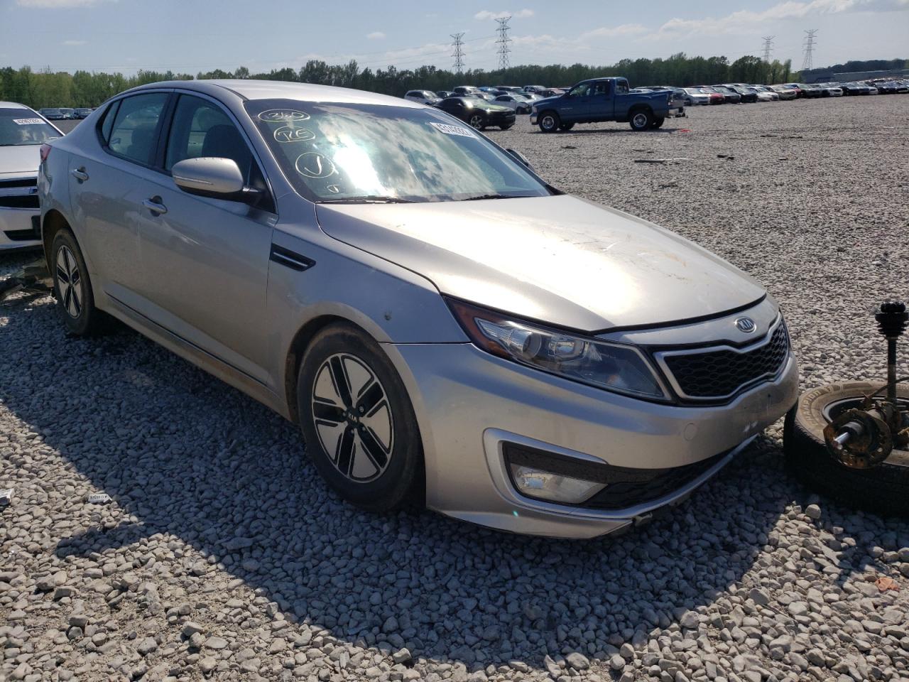 KIA OPTIMA HYB 2012 with VIN KNAGM4AD5C5020129 - Photo from auction