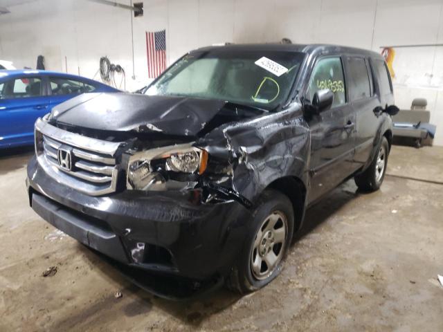 Photo 2 from auction – 2012 HONDA PILOT LX with VIN 5FNYF4H25CB075538