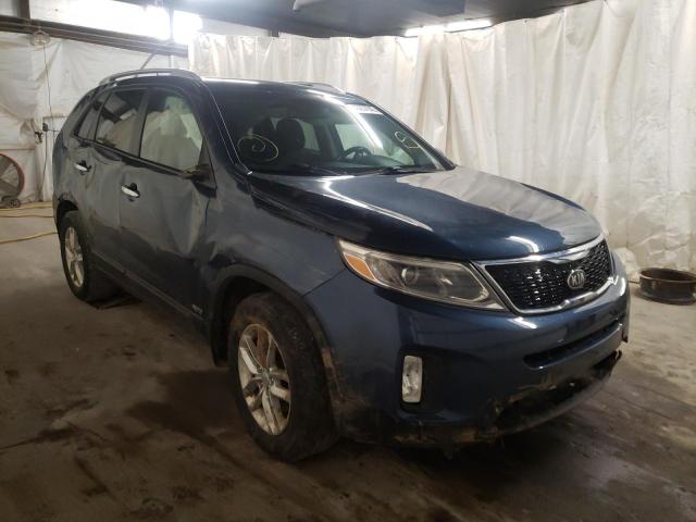 KIA SORENTO LX 2014 with VIN 5XYKTCA69EG515164 - Photo from auction