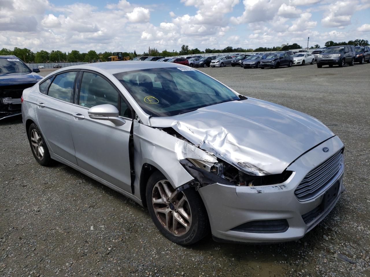 FORD FUSION SE 2015 with VIN 3FA6P0H72FR152609 - Photo from auction